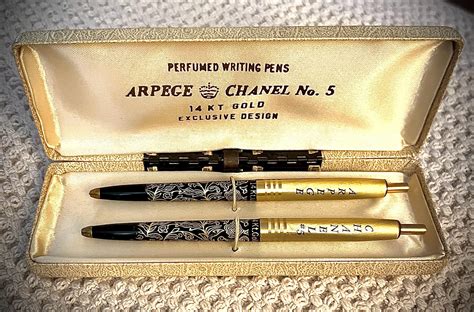 arpege chanel no 5 perfuming pen set|Chanel no 5 pen set.